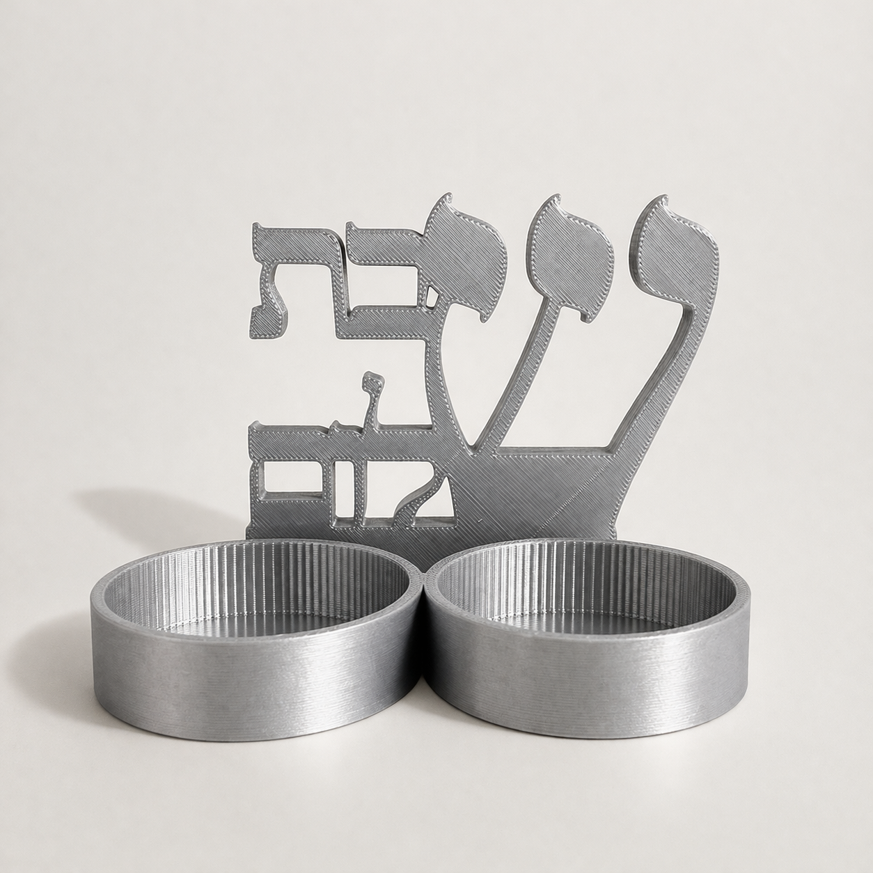 Bougeoir Chabbat Chalom — Élégance artisanale pour accueillir le Shabbat 4