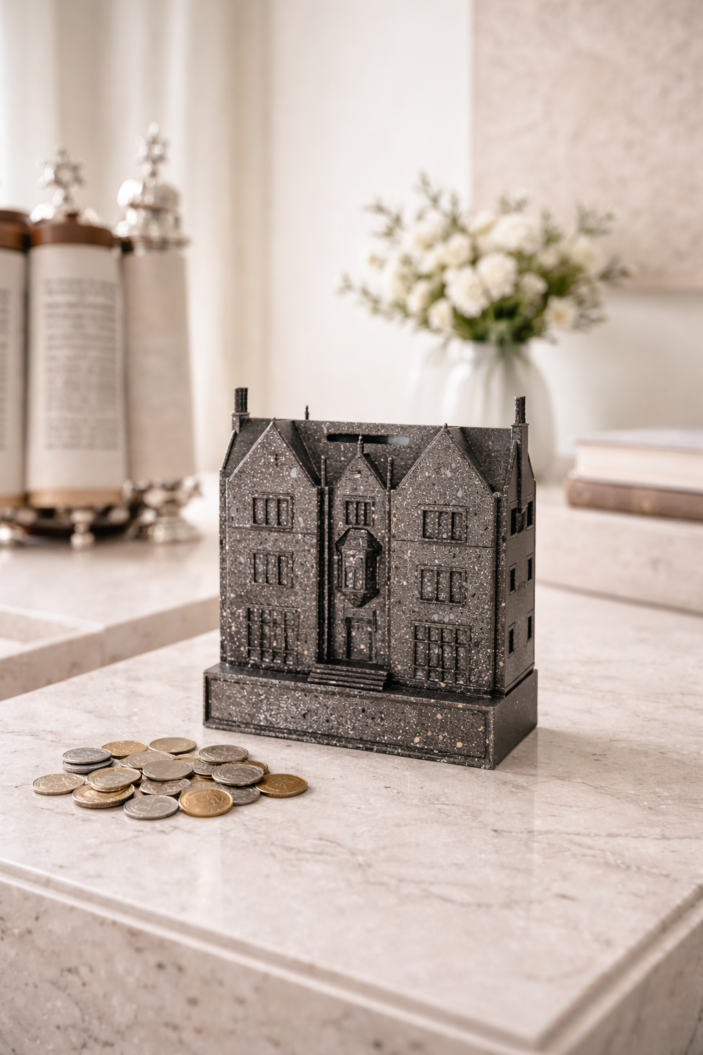 Boîte à Tsedaka 770 Loubavitch – Tsedaka Artisanale Personnalisée 3