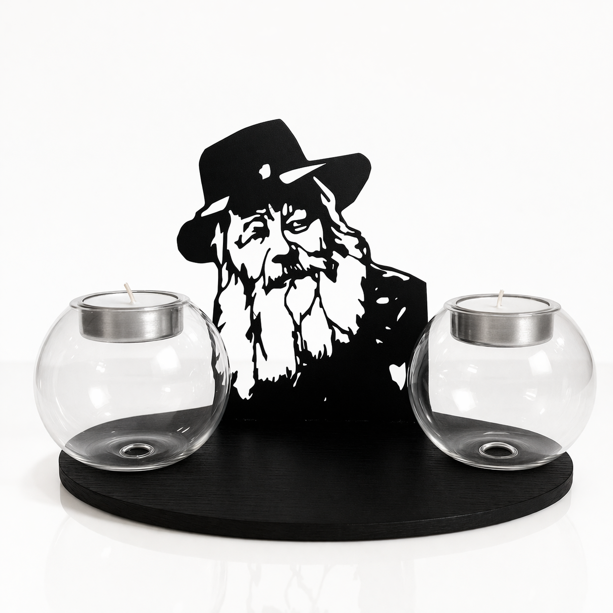 Bougeoir Rabbi des Loubavitch-Habad – Judaïca Artisanal - photo 2