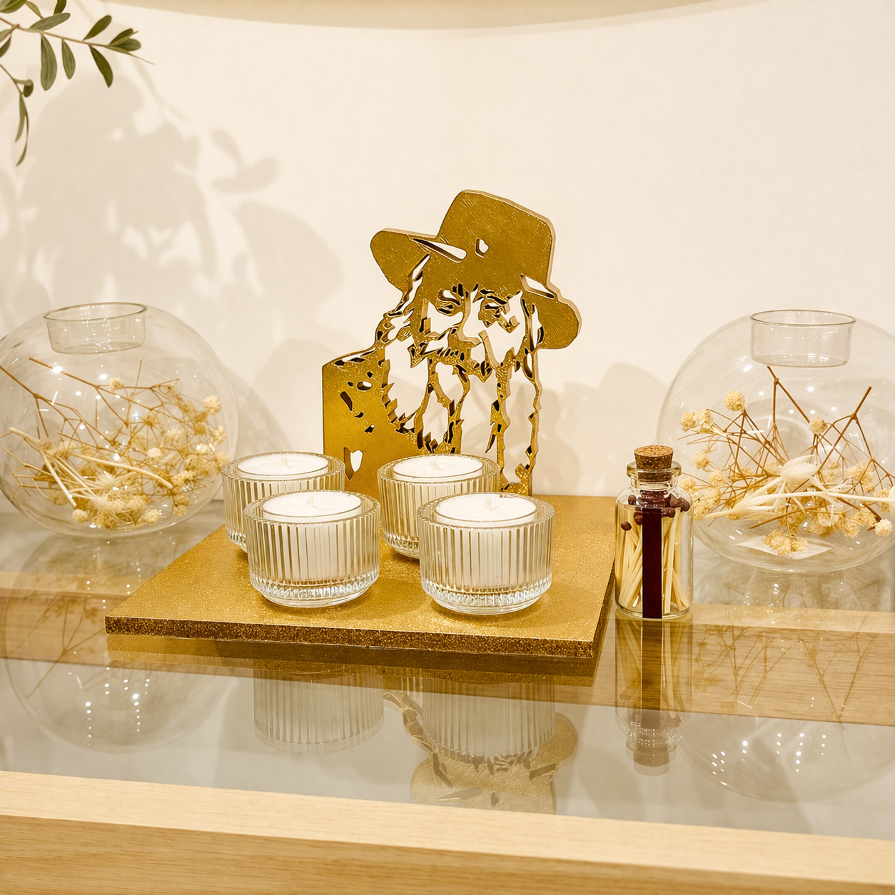 Bougeoir Rabbi des Loubavitch-Habad – Judaïca Artisanal - photo 3