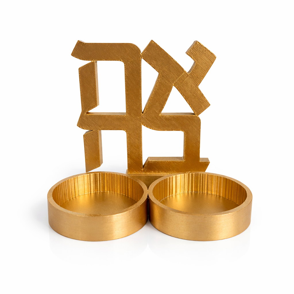 Bougeoir AAVA – Bougeoir de Shabbat artisanal personnalisé - photo 3