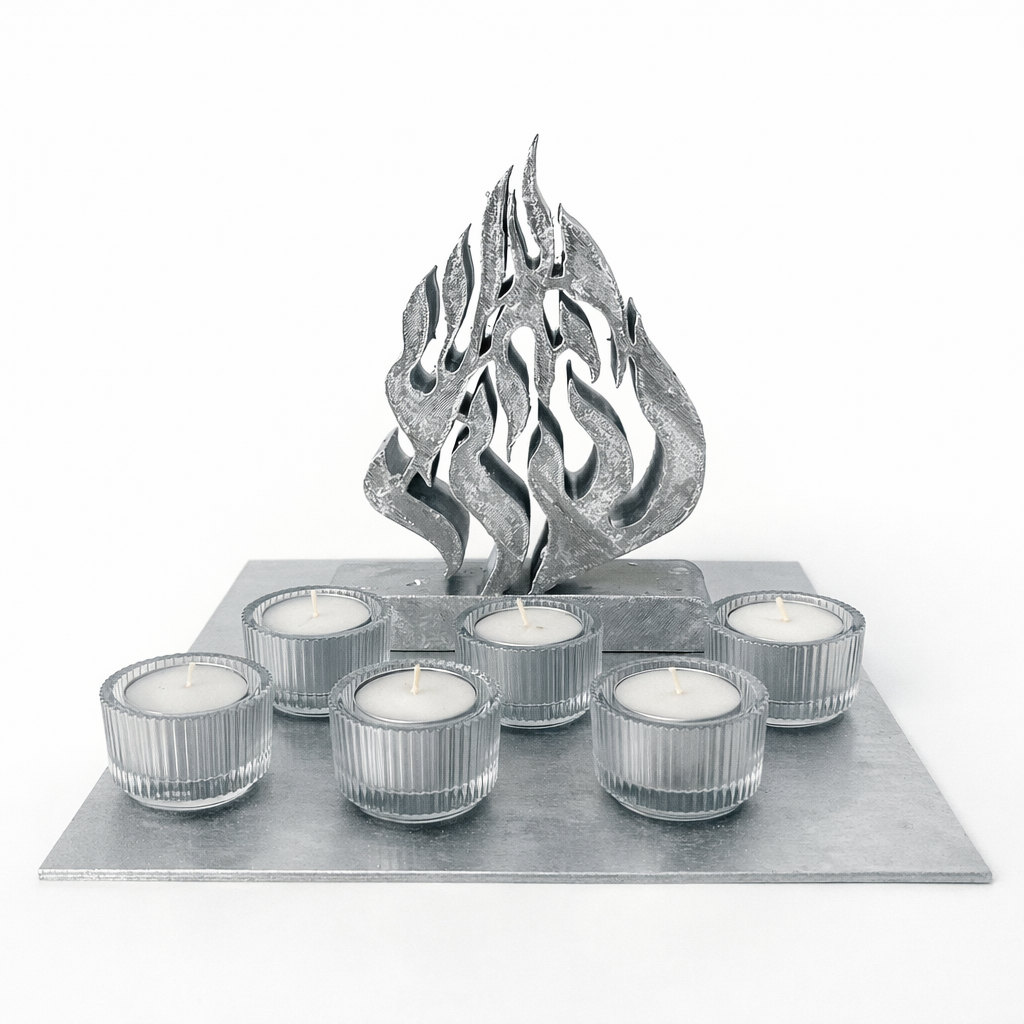 Bougeoir Aesh Sheli – Porte-bougie judaïque personnalisé