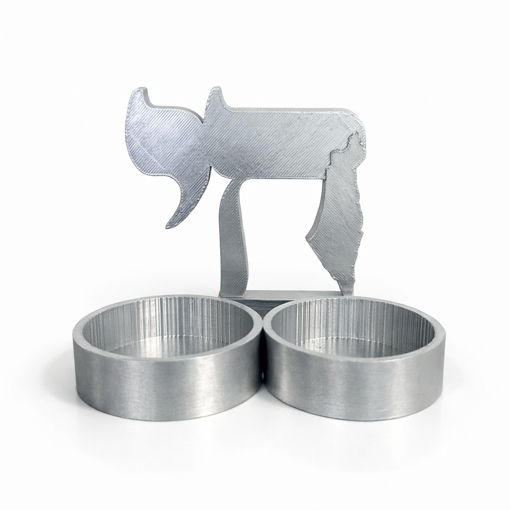 Bougeoir Haï Terre d'Israël – Judaïca artisanal personnalisé