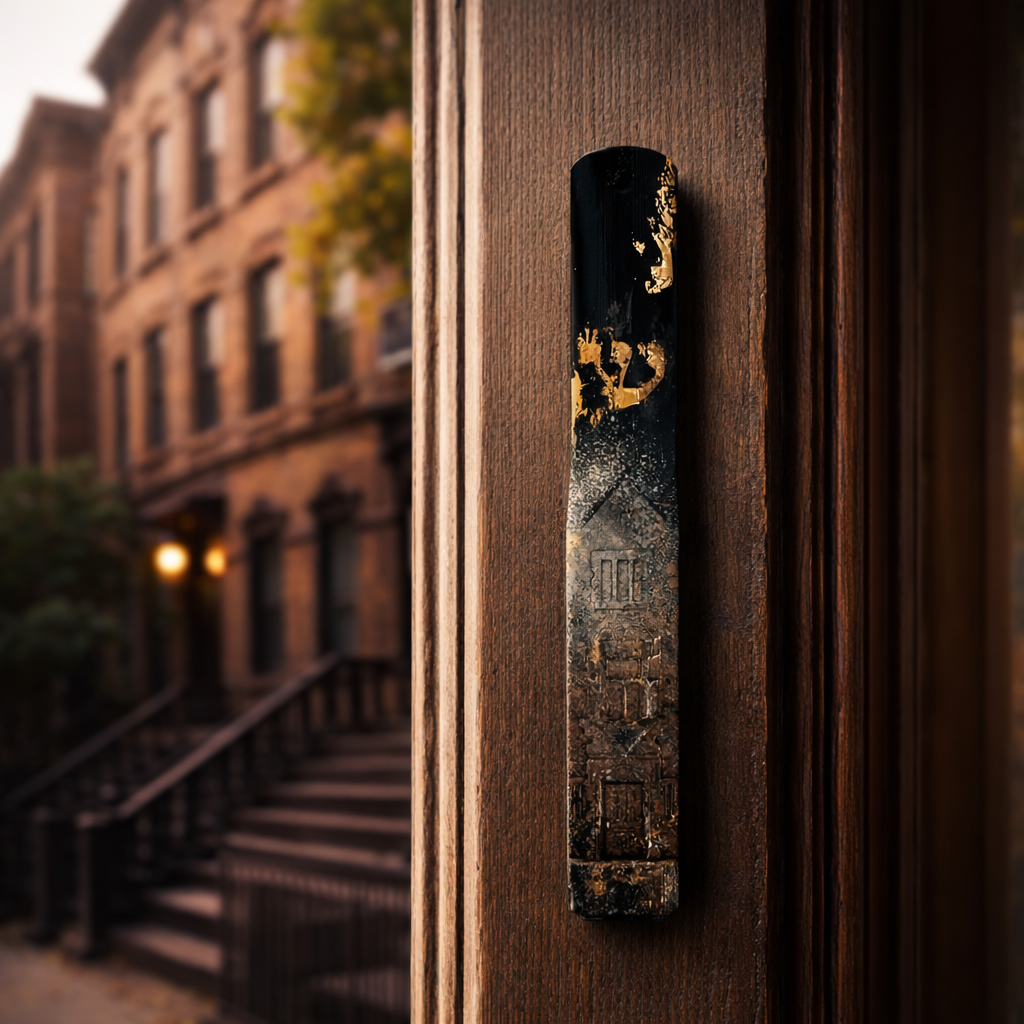 Mezouza 770 Habad Loubavitch – Judaïca Artisanal Personnalisé 2